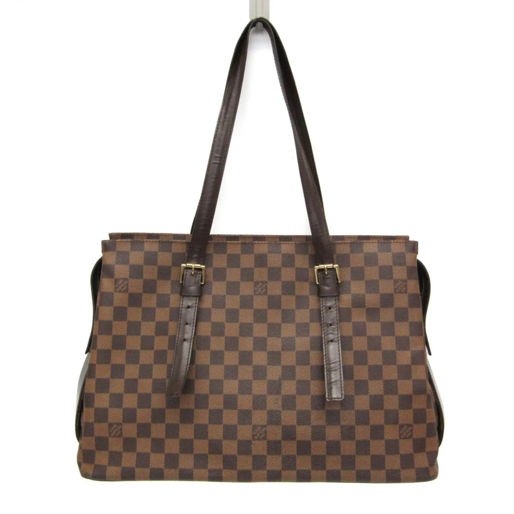 LOUIS VUITTON Authentic Brown Damier Shoulder Bag